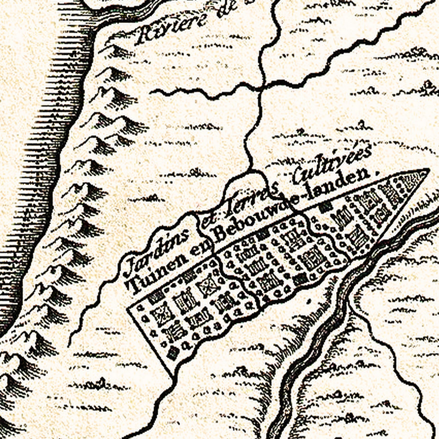 Cape of Good Hope Africa 1773 - Old Antique Map - Art Print